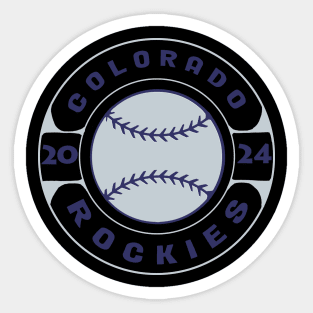 Rockies Baseball 2024 Sticker